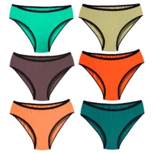 شورت زنانه مای آندیز مدل پروانه بسته  6 عددی