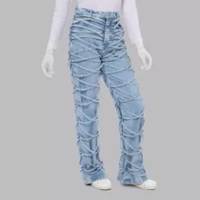 شلوار جین بگ زنانه لوسیفر مدل W22107