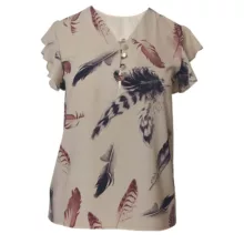 بلوز آستین کوتاه زنانه مدل سوسن