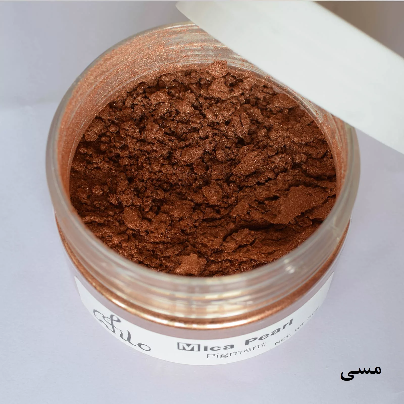 پودر رنگ رزین اپوکسی فیلو مدل Mica Pearl حجم 100 میلی‌لیتر بسته 12 عددی