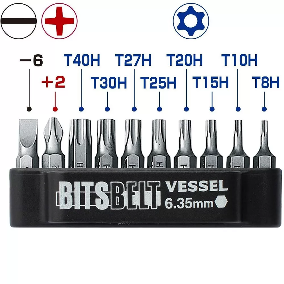 مجموعه 11 عددی پیچ گوشتی جغجغه ای وسل مدل TX-11