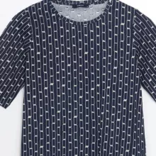 تیشرت آستین کوتاه زنانه ال سی وایکیکی مدل S5KD99Z8 رنگ سرمهای