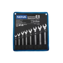 آچار یکسر تخت و یکسر رینگی نووا مدل 9430 مجموعه 8 عددی