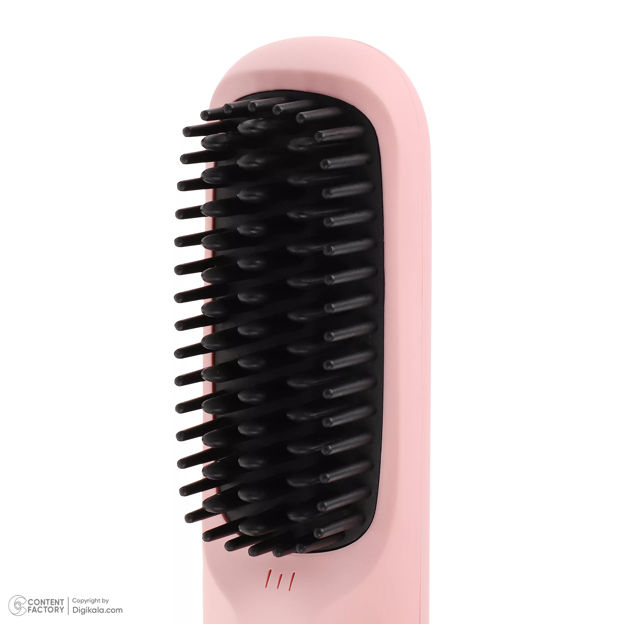 برس حرارتی مدل بی‌سیم کد S7، با صفحات متوسط از جنس سرامیک، دارای شانه و دو عدد کلیپس، گستره دما 180 تا 200 درجه سانتیگراد، به همراه کابل USB پنجاه سانتی‌متری