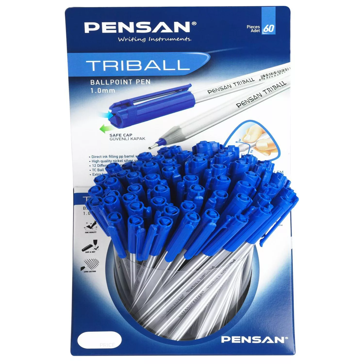 خودکار پنسان مدل تریبال بسته 60 عددی