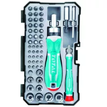 پیچ گوشتی و سری پیچ گوشتی و بکس توتال مدل TACSD30556 مجموعه 55 عددی