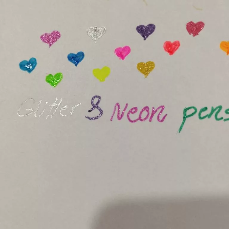 خودکار ژویکسوا مدل اکلیلی نئونی طرح شبرنگ بسته 36 عددی