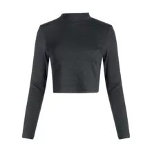 بلوز آستین بلند زنانه سرژه مدل 203545 رنگ مشکی