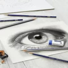 مداد طراحی فابر کاستل مدل sketch به همراه پاکن و تراش بسته 8 عددی