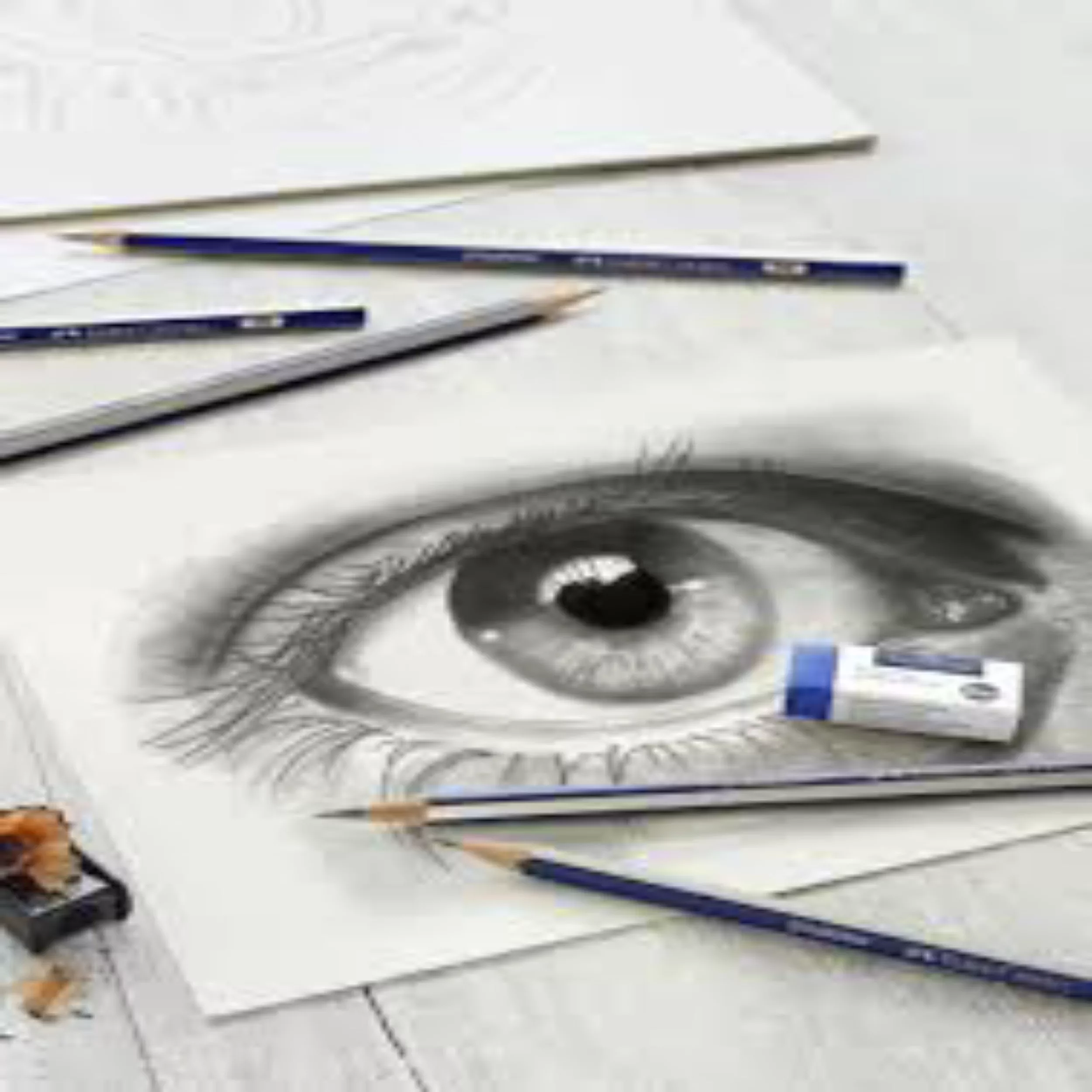 مداد طراحی فابر کاستل مدل sketch به همراه پاکن و تراش بسته 8 عددی