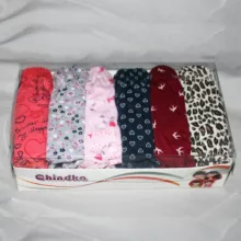 شورت زنانه چیندکا مدل پنبه ای کد 107 مجموعه 6 عددی