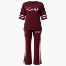 ست تی شرت آستین کوتاه و شلوار راحتی زنانه مدل صوفیا کد 07