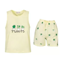 ست تاپ و شلوارک زنانه مدل SABA-3348