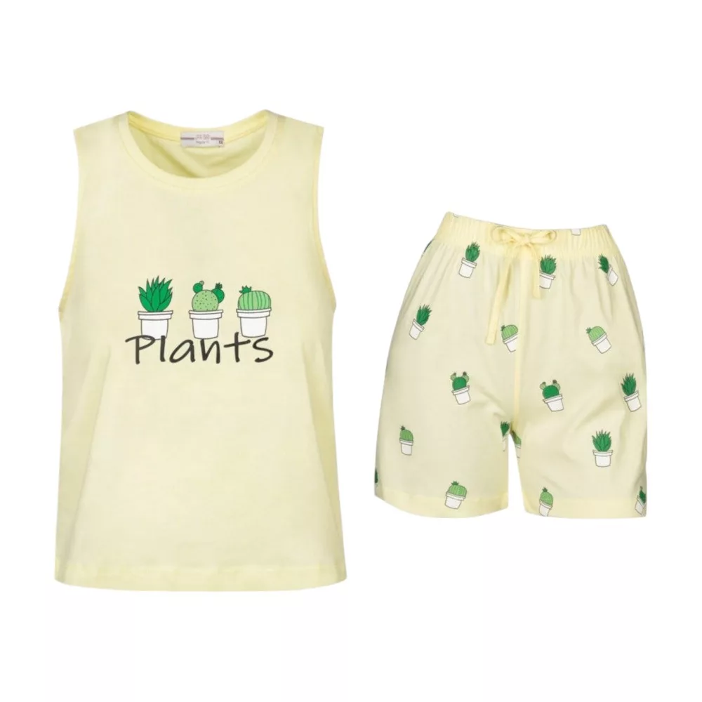 ست تاپ و شلوارک زنانه مدل SABA-3348