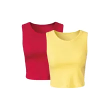 کراپ تاپ زنانه اسمارا مدل کبریتی بسته ۲ عددی