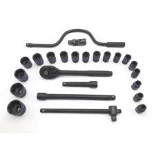 آچار بکس جغجغه ای باس مدل LIFE-STYLE-24 BLACK مجموعه 24 عددی