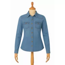 شومیز آستین بلند یقه برگردان زنانه کد 1119