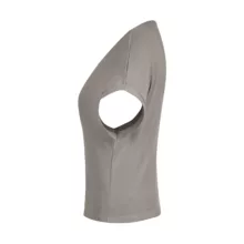 ست کراپ تی شرت و شلوارک زنانه افراتین مدل 6598 رنگ خاکی