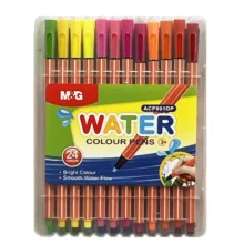 اژیک رنگ آمیزی مدل آبرنگی بسته 24 رنگ