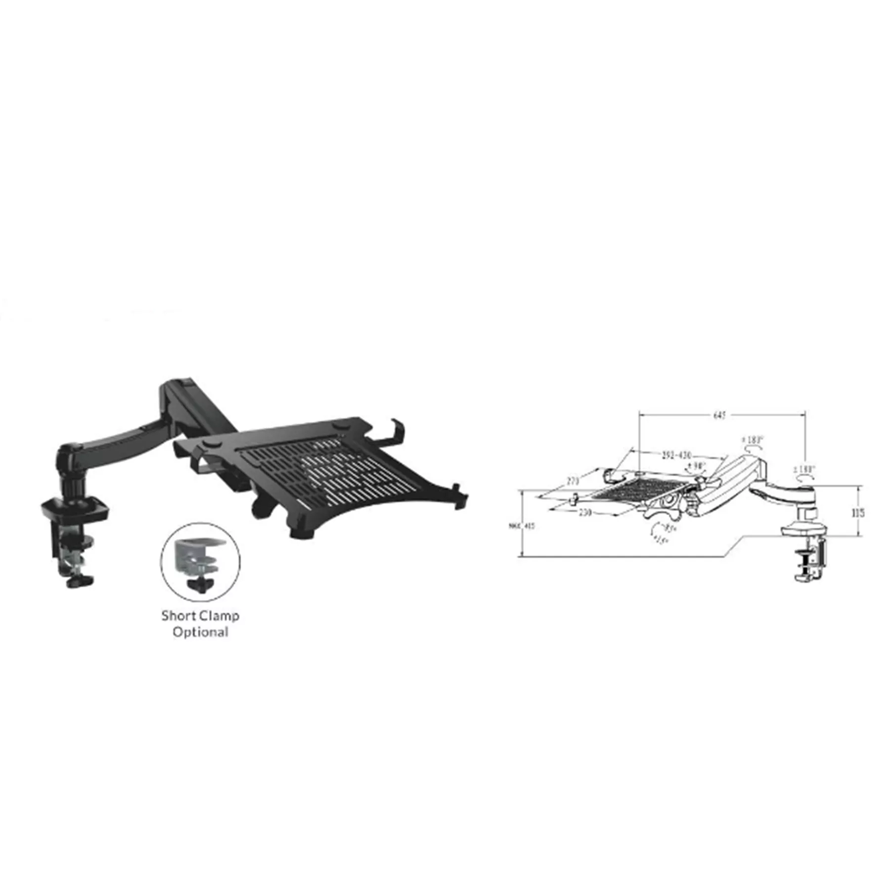 پایه نگهدارنده لپ تاپ ارگو مدل ERLA002