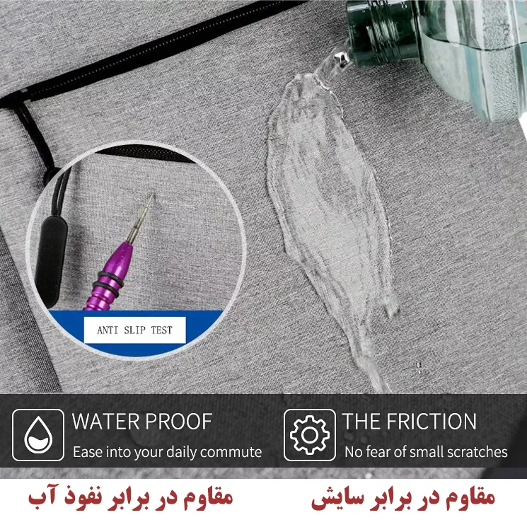 کوله پشتی لپ تاپ مدل 068Med مناسب برای لپ تاپ 14.1 تا 15.6 اینچی