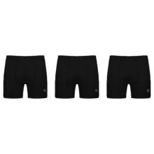 شورت پادار مردانه برهان تن پوش مدل 17-04 بسته 3 عددی رنگ مشکی