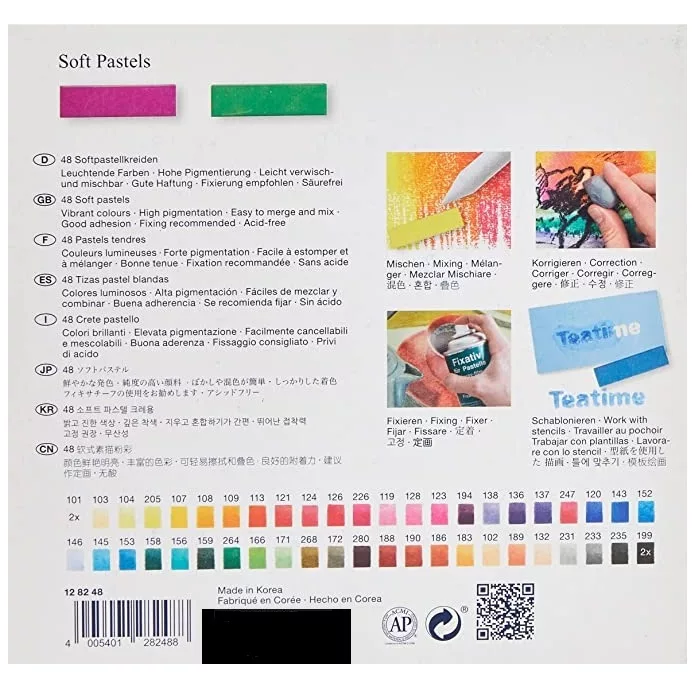 پاستل گچی 48 رنگ فابر کاستل مدل Creative Studio Mini