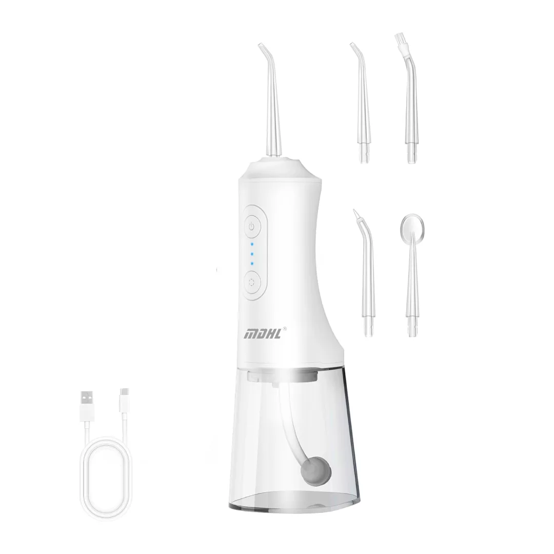 دستگاه شست و شوی دهان و دندان شارژی ام دی اچ ال مدل MD-9819 به همراه 4 سری