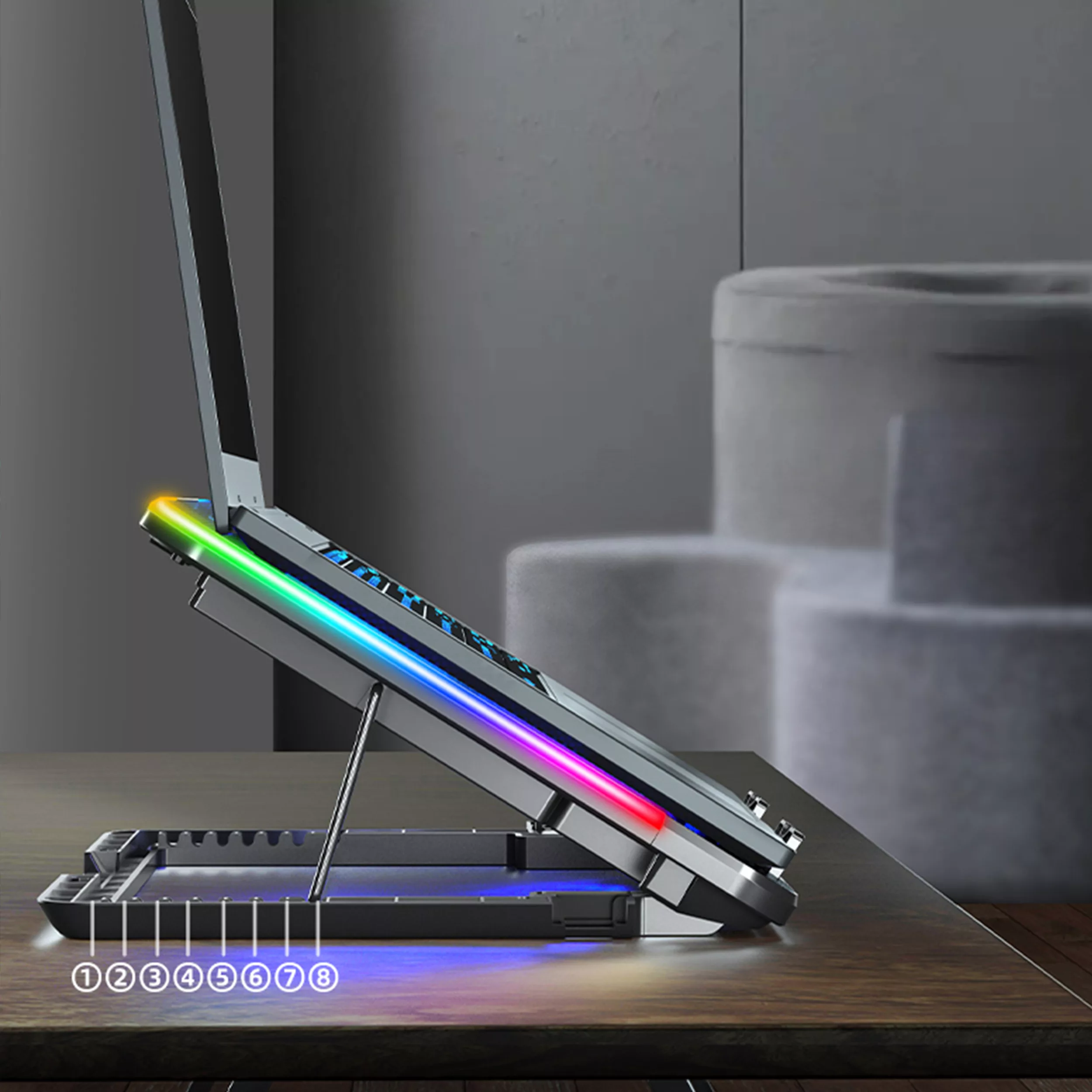 پایه خنک کننده  لپ تاپ تراست مدل Tpad 3 plus