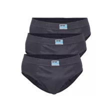 شورت مردانه تاپیک مدل اسلیپ رنگ زغالی مجموعه 3 عددی