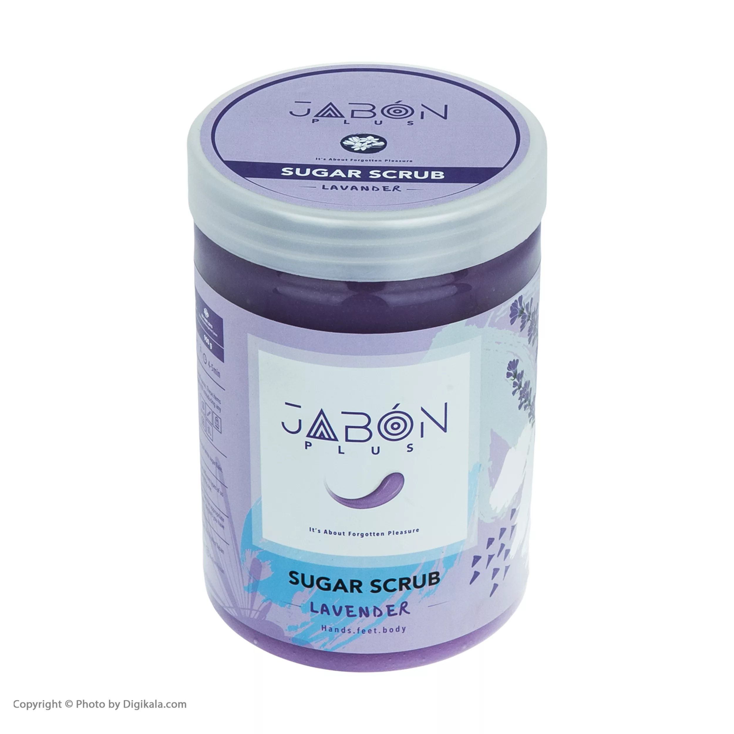 اسکراب شکری لایه بردار پوست ژبن پلاس مدل Lavender وزن 900 گرم