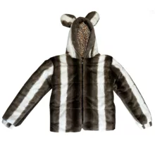 کاپشن زنانه مدل کلاه دار