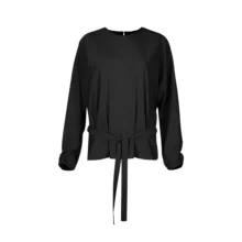 بلوز آستین بلند زنانه سرژه مدل 204648 رنگ مشکی