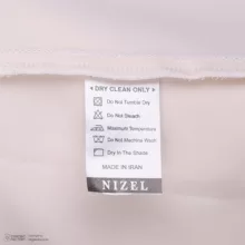 شومیز آستین بلند یقه برگردان زنانه نیزل مدل 1243 رنگ کرم