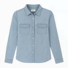 شومیز آستین بلند یقه برگردان زنانه مدل 1140