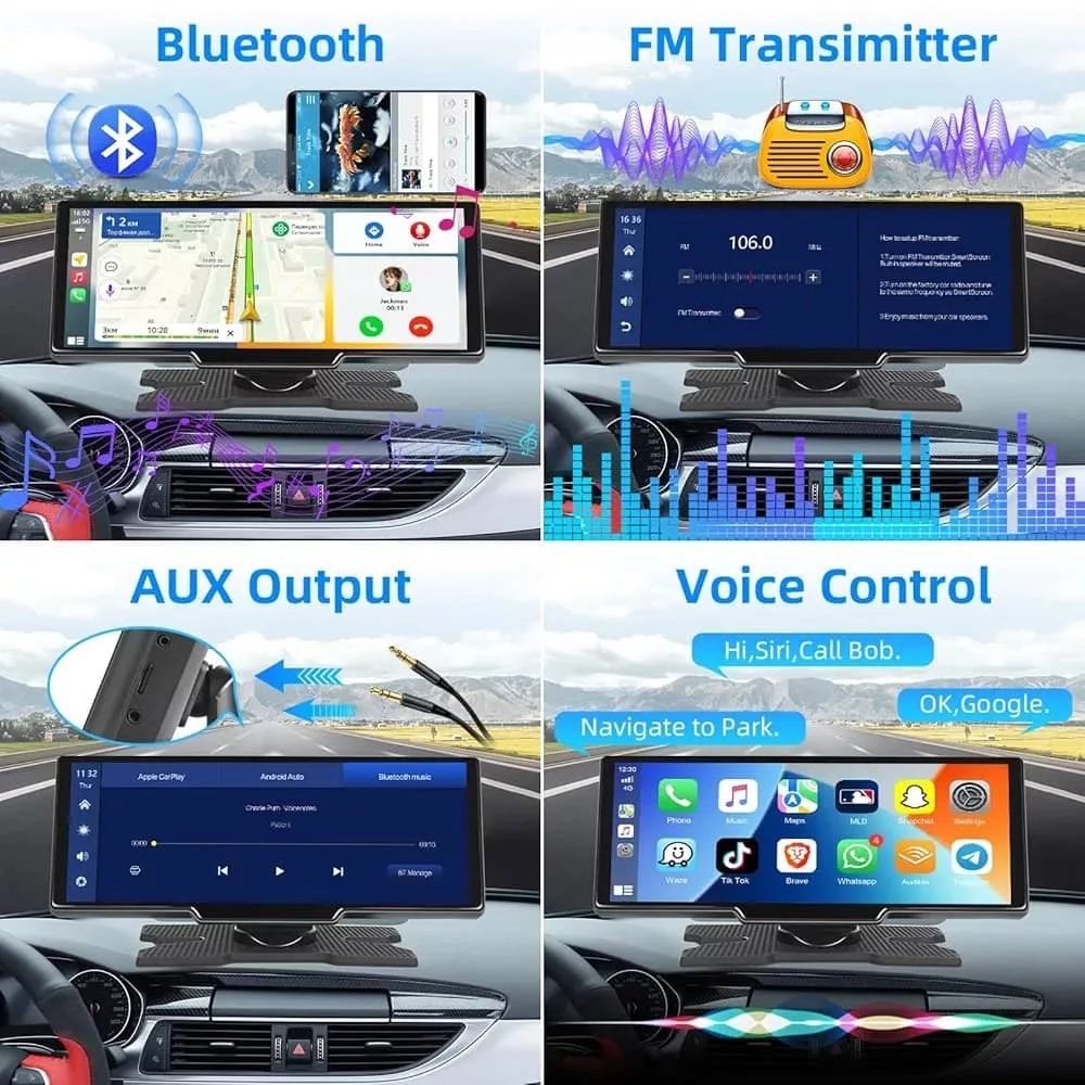 مانیتور خودرو مدل کارپلی