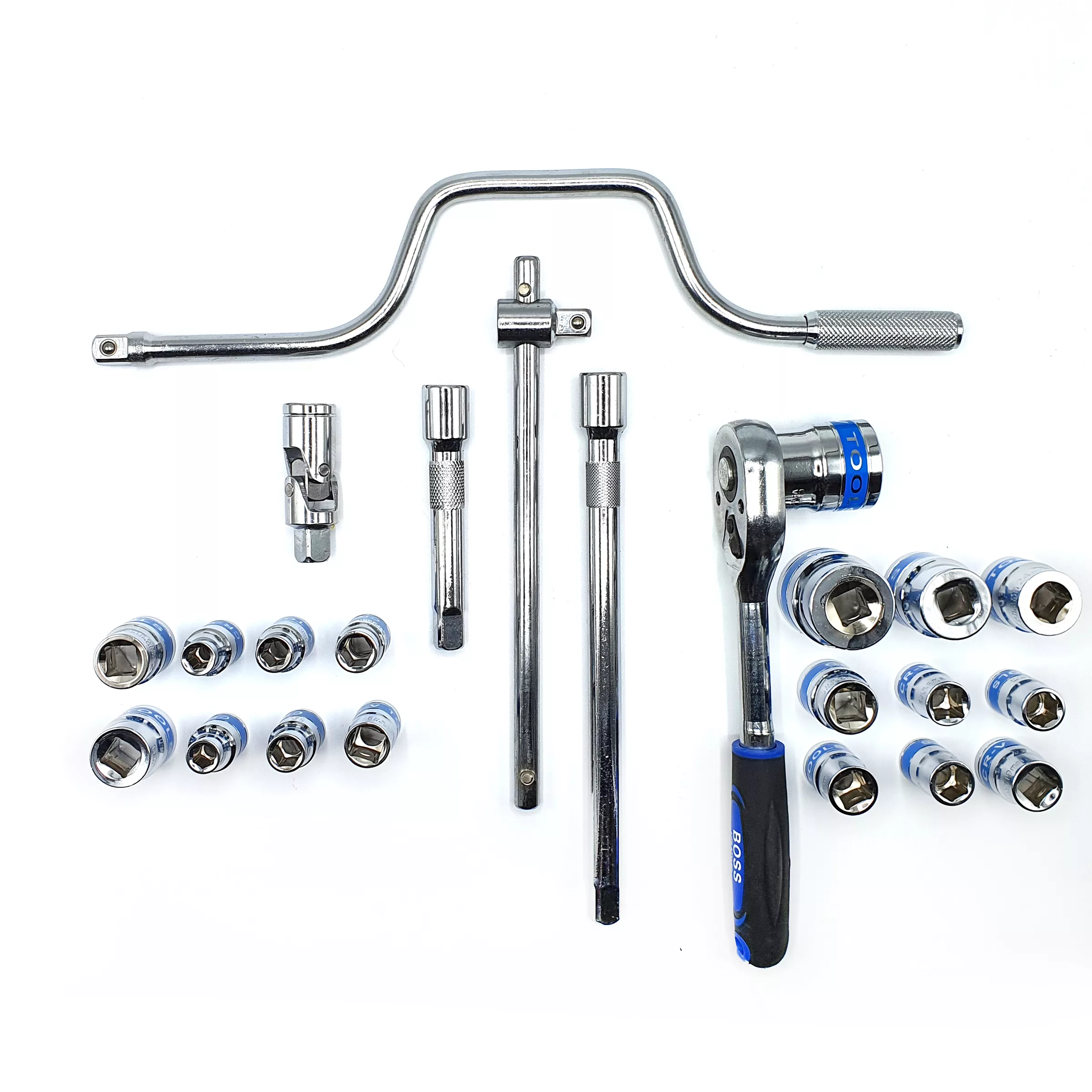 آچار بکس باس کد GHR28 مجموعه 24 عددی