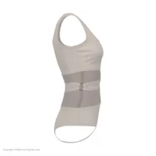 بادی بدون آستین زنانه پپا مدل Hooper رنگ استخوانی