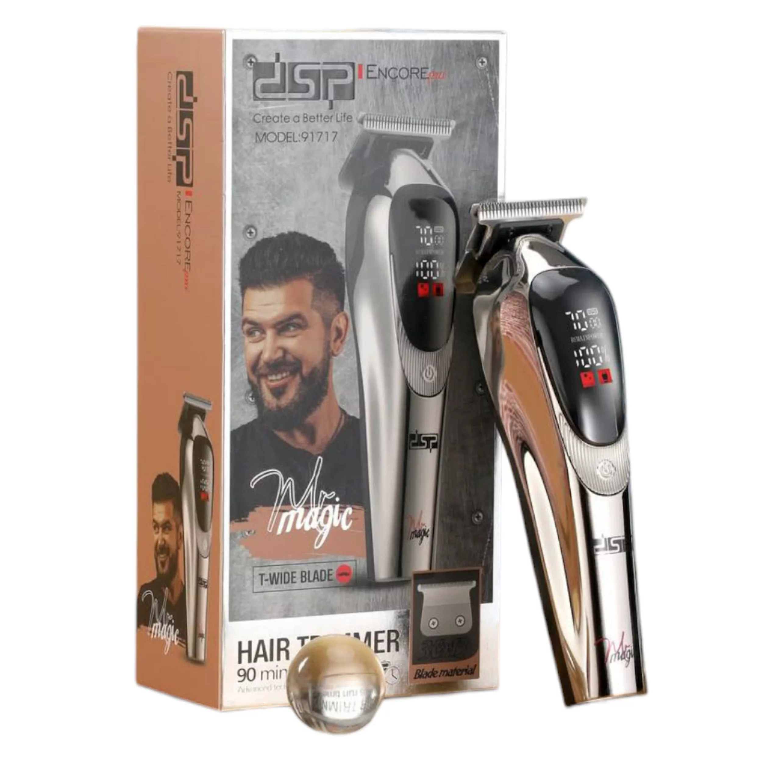 ماشین اصلاح موی سر و صورت شارژی دی اس پی مدل dsp-91717