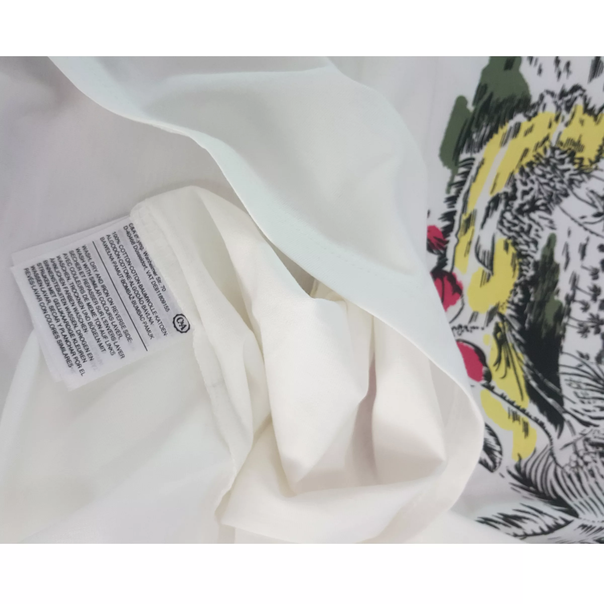 تی شرت آستین کوتاه زنانه سی اند ای مدل 18277483