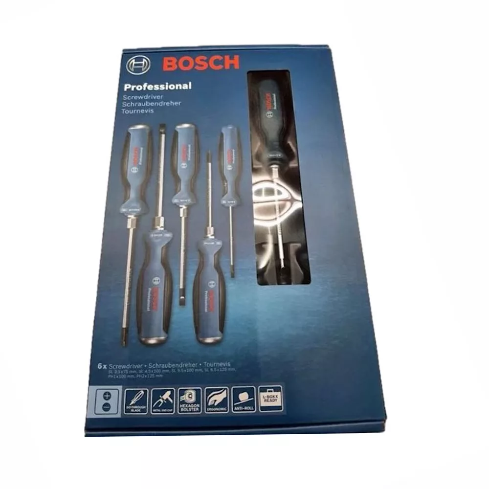پيچ گوشتی بوش مدل 1600a01v09 بسته 6 عددی
