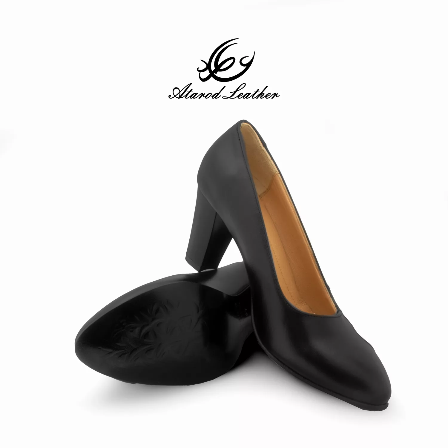 کفش زنانه چرم عطارد مدل چرم طبیعی کد SH290