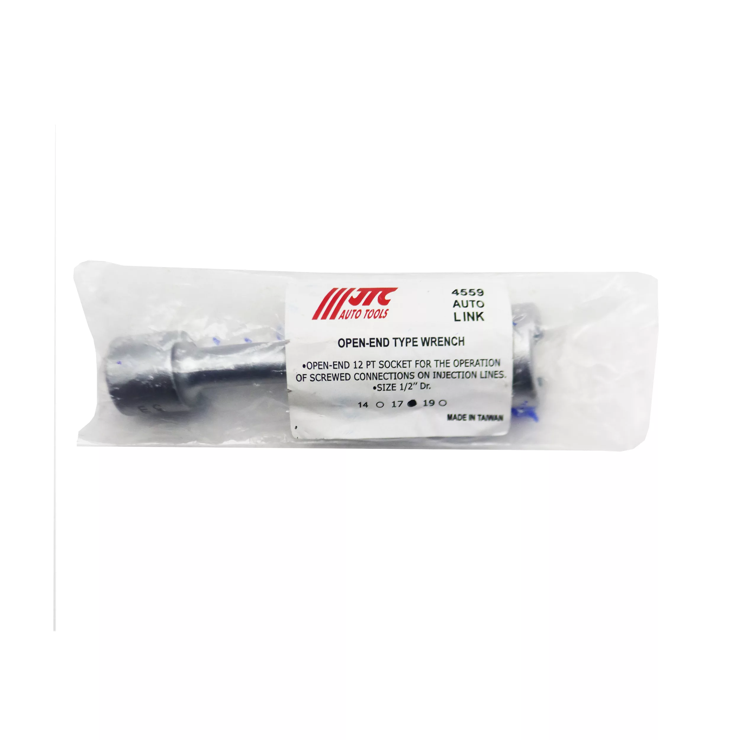 آچار چپقی چاکدار جی تی سی مدل YP-4559-1/2INCH سایز 17 میلی متر