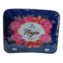 پتوی نرمینه بافت مدل نگین کد11 طرح قلبی سایز 155x215 سانتی متر