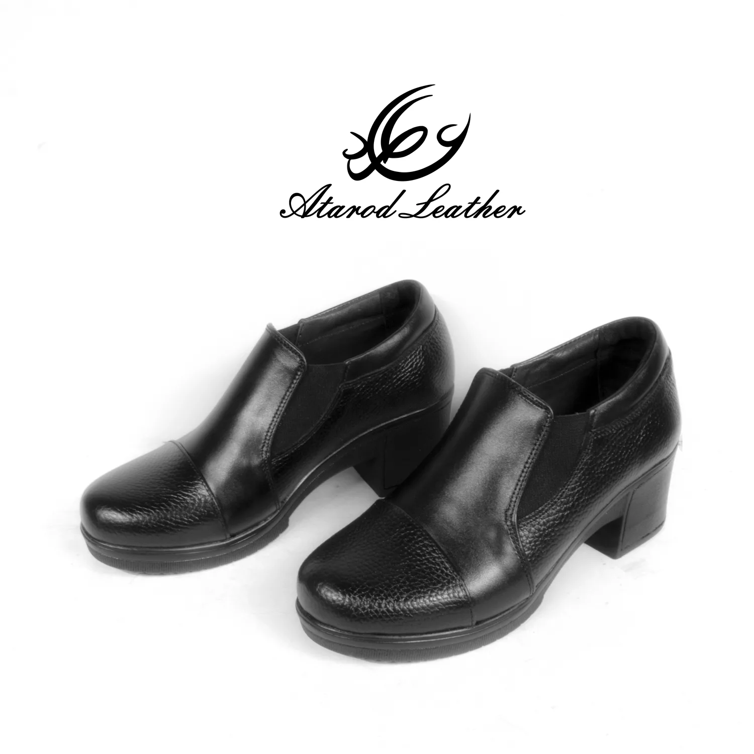 کفش زنانه چرم عطارد مدل چرم طبیعی کد SH138