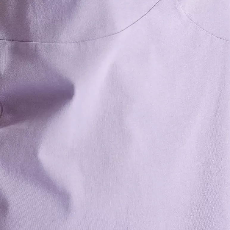 ست تاپ و شلوارک زنانه ال سی وایکیکی مدل سوپر پنبه گره ای رنگ یاسی