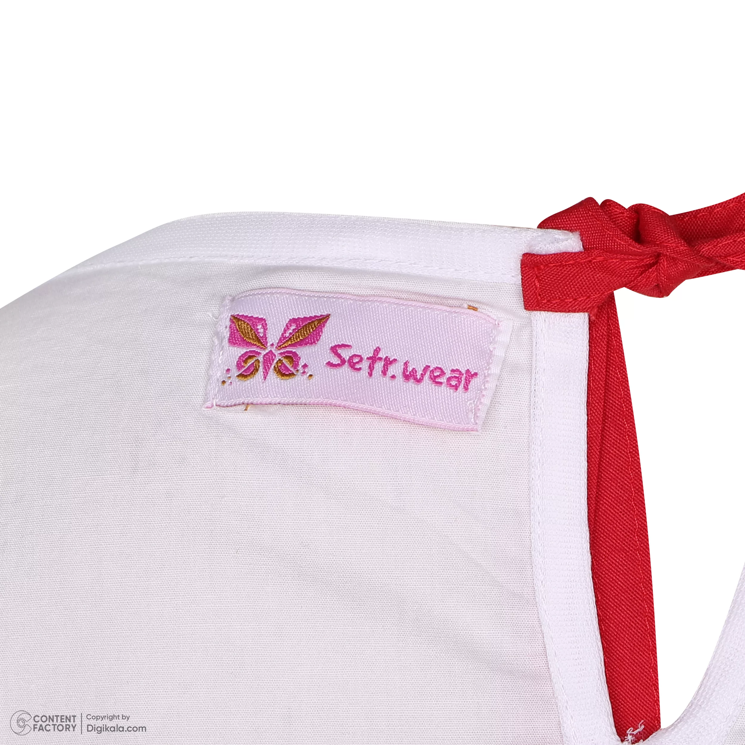 بلوز آستین بلند یقه گرد زنانه ستر مدل سورا 030 رنگ سفید