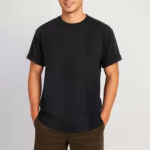 تی شرت آستین کوتاه مردانه اسپست مدل ASP-XSH-TBLK