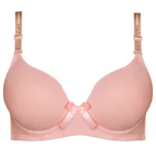 ست شورت و سوتین زنانه پدلی مدل کبریتی فنردار کد 5122-P132 رنگ صورتی