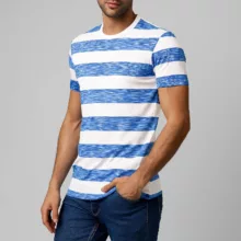 تی شرت آستین کوتاه مردانه باینت مدل 2261790 رنگ آبی